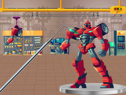 Grand Robot Car Iron Factory Maker Game screenshot 14
