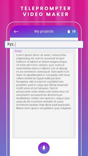 Teleprompter Camera - Video Editor & Add Caption 2 تصوير الشاشة
