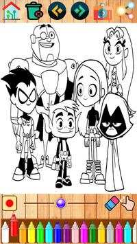 teen coloring titans go screenshot 6