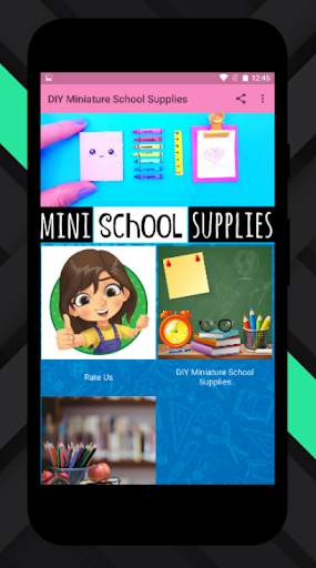 DIY Miniature School Supplies Offline screenshot 1