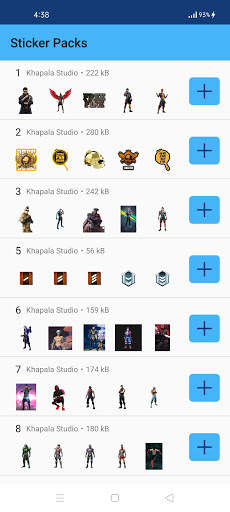 WAStickerApps - FF Stickers for WhatsApp 2021 screenshot 1