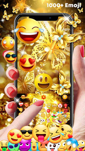 Gold Keyboard - Golden Theme screenshot 4