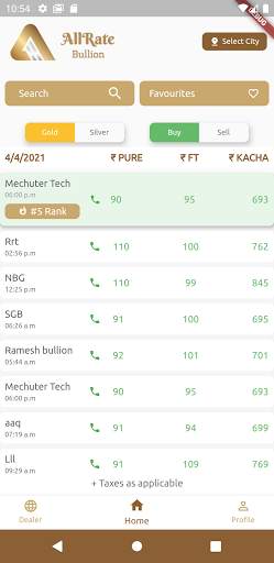 All Rate Bullion screenshot 2