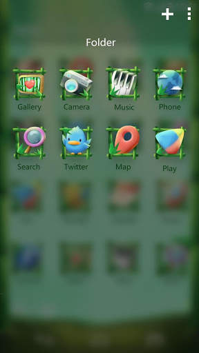 Panda GO Launcher Theme скриншот 4
