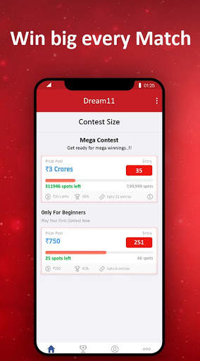 dream11 fantasy cricket app - dream11 app screenshot 2