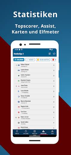 Football DE - Bundesliga 2 screenshot 4