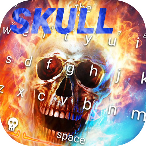 Flame Skull Keyboard Theme icon