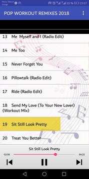 POP WORKOUT MUSIC REMIXES 2018 screenshot 3