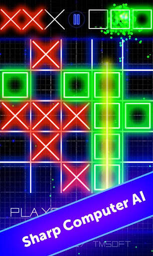 Tic Tac Toe Glow by TMSOFT screenshot 3