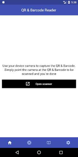 QR & Barcode Reader (WiFi QR Code reader) screenshot 1