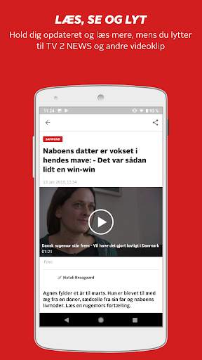 TV 2 Nyheder screenshot 3