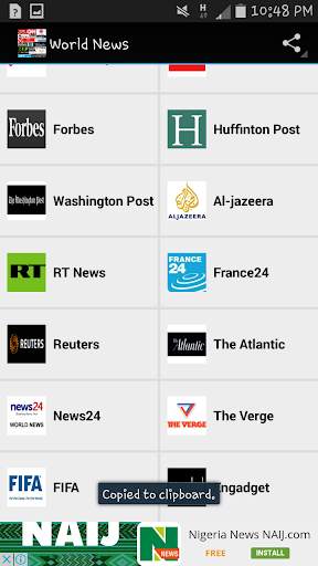 World News screenshot 2