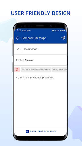 Insend | Chat In Whatsapp Without Saving Number screenshot 3