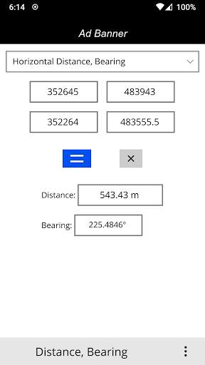 Distance & Bearing screenshot 1
