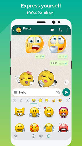 WeSmile Smileys (WASticker) screenshot 1