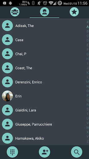 Dialer theme Droid L drupe 3 تصوير الشاشة
