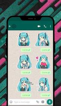 Hatsune Miku Stickers For Whatsapp screenshot 4