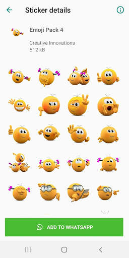 WAStickerApps - Emojis Stickers For WhatsApp screenshot 2