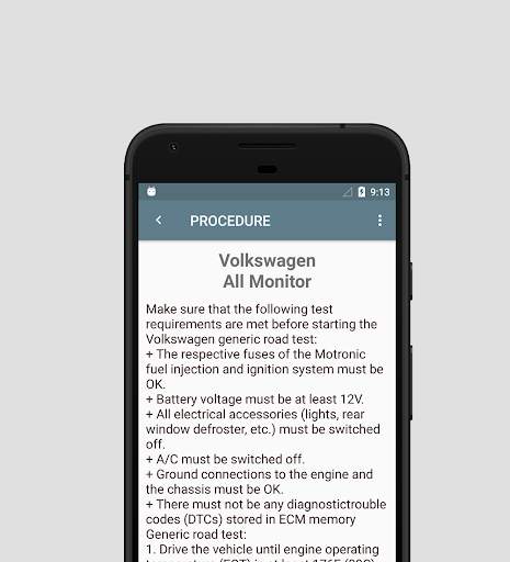 Drive Cycle Procedure screenshot 5