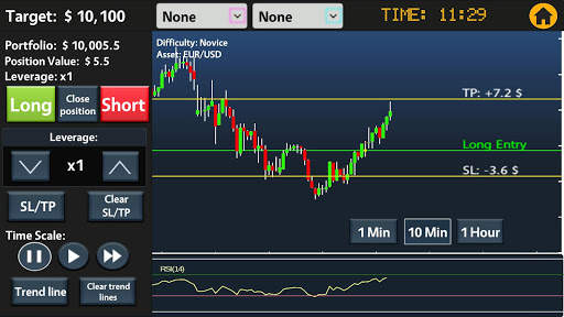 Trading Champ Forex trading game screenshot 1
