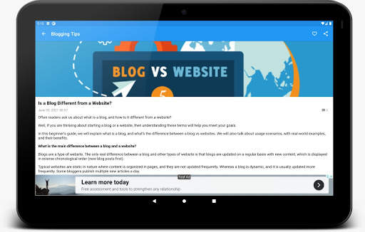 Bloggi- Blog & Writing tips screenshot 7