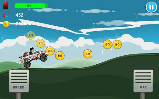 Uphill Race Mountain BTR Climbing Winter Game 2020 screenshot 6