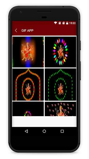 Jay Ambe GIF & Images Navratri Live Wallpapers screenshot 2