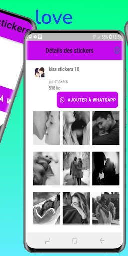 kiss stickers for whatsapp screenshot 2