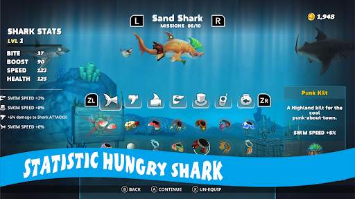 Hungry Wolrd Shark Tips screenshot 1