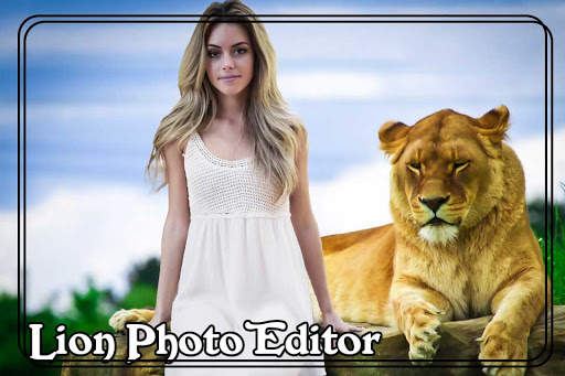 Lion Cut Paste Photo Editor screenshot 6