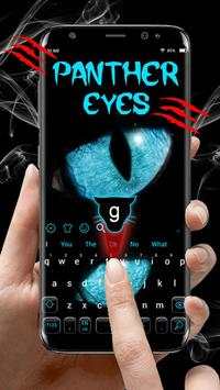 Black Panther Eyes Keyboard Themes screenshot 2