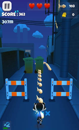 Subway cat - Tom cat running on the surfers street screenshot 5