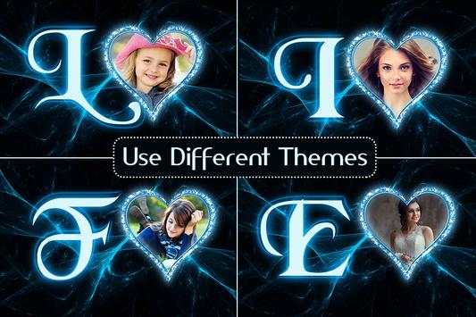 Lighting Text Photo Frames screenshot 5