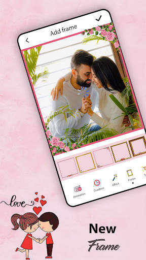 Romantic Love video maker screenshot 1
