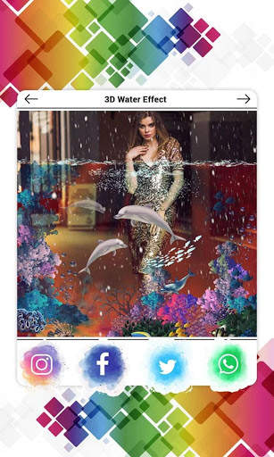 3D Water Effects Photo Editor Water Splash Picture 4 تصوير الشاشة