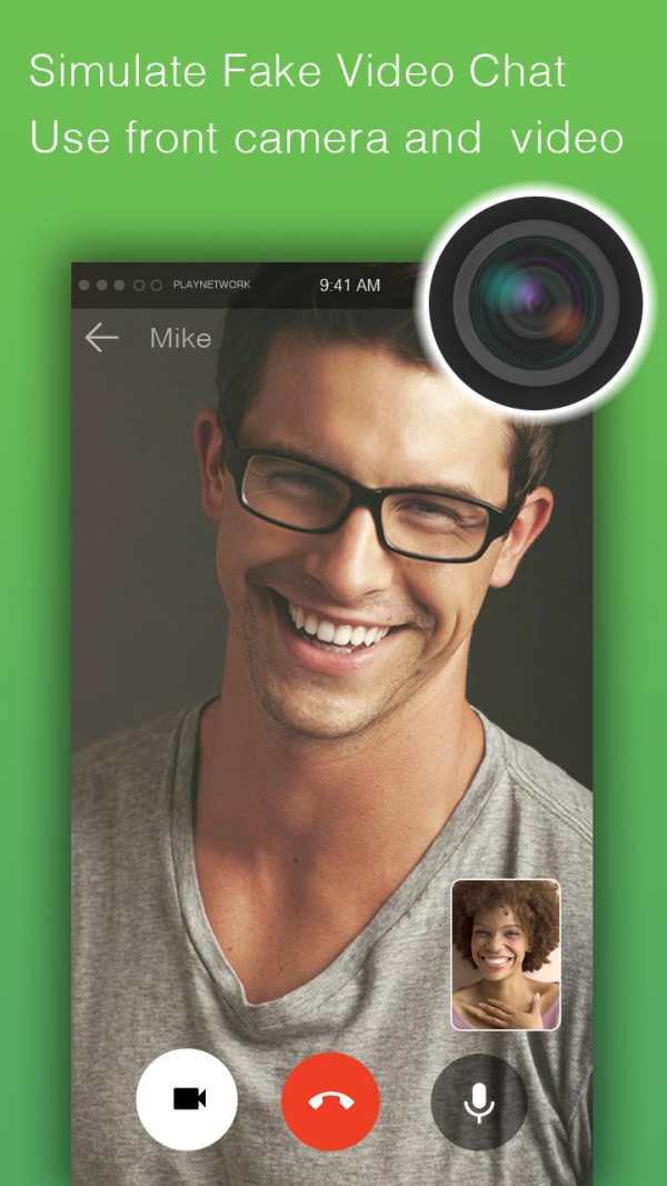 Fake video call - FakeTime for Messenger screenshot 1