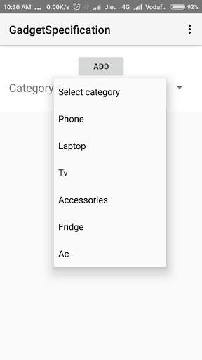Gadget Specifications screenshot 4