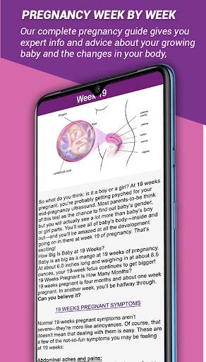 Pregnancy care week by week screenshot 3