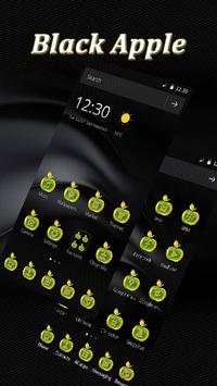 Tema Simples da Apple Preta screenshot 1