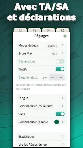Belote Hors Ligne Individuel screenshot 3