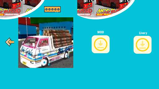 Mod Bussid Mobil Pickup Muatan Kayu screenshot 8
