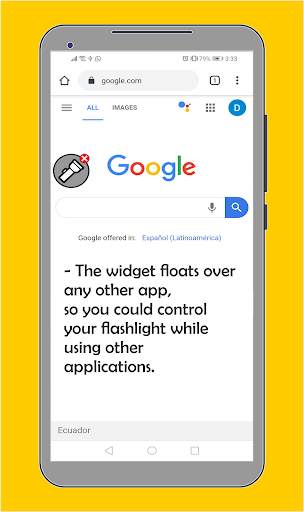 Floating FlashLight screenshot 4