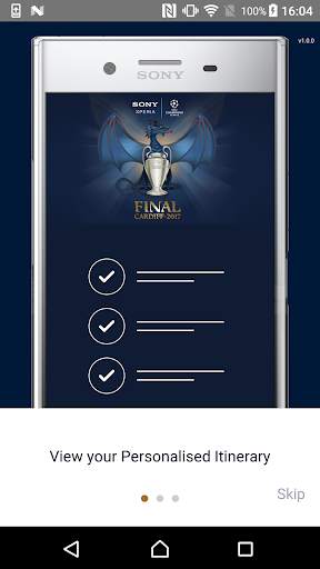 Sony Mobile UCL Guest App screenshot 1