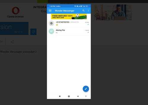 Wonder Messenger -  Free Chats, Voice Call screenshot 1
