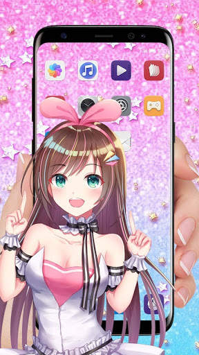 Live Cute Sweet Girl Animated Wallpaper screenshot 1