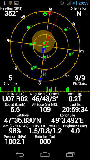 GPS Status - notification proxy plugin screenshot 1