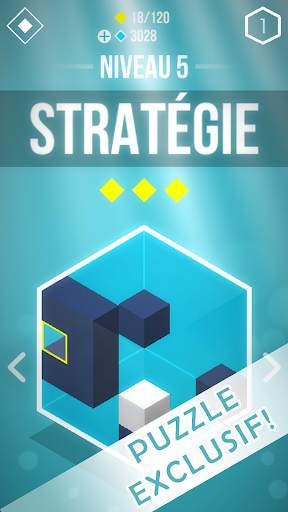 Gravity Block | 💠 Jeu de puzzle en 3D 💠 screenshot 1