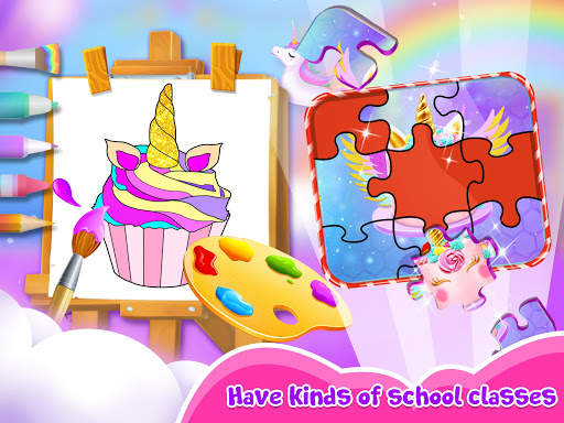 Unicorn School - Carnival School Life screenshot 10