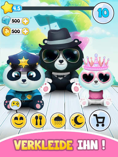 Pu - Panda bär, virtuelles haustier pflege spiele screenshot 9