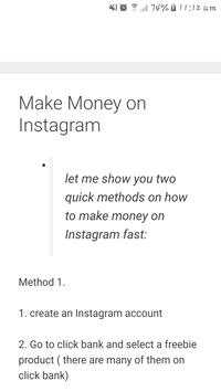 Make Money on Instagram screenshot 2